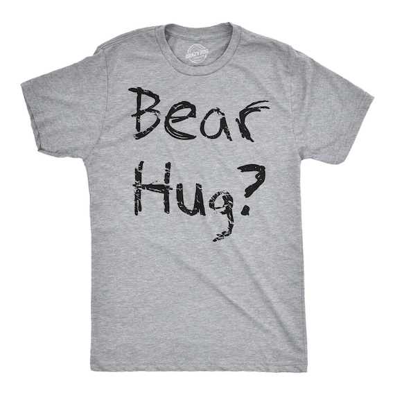 LVERSE 「BEAR HUG」 TEE 　サイズ：L Bear Hug Flip T-shirt, Funny Graphic Tee - Etsy