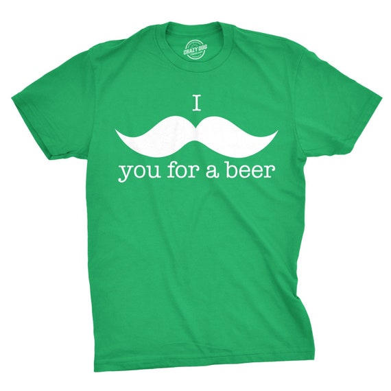 I Mustache You For A Beer, Beer Shirt Men, Funny Drinking Shirt, Beer Tee, Saint Patricks Day Shirt, St Patricks Shirt For Men Il_570xn
