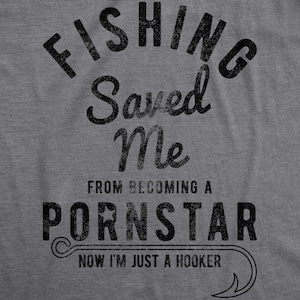 Funny Fishing T-Shirt, Hooker Fishing Gear, Rude Shirt image 3