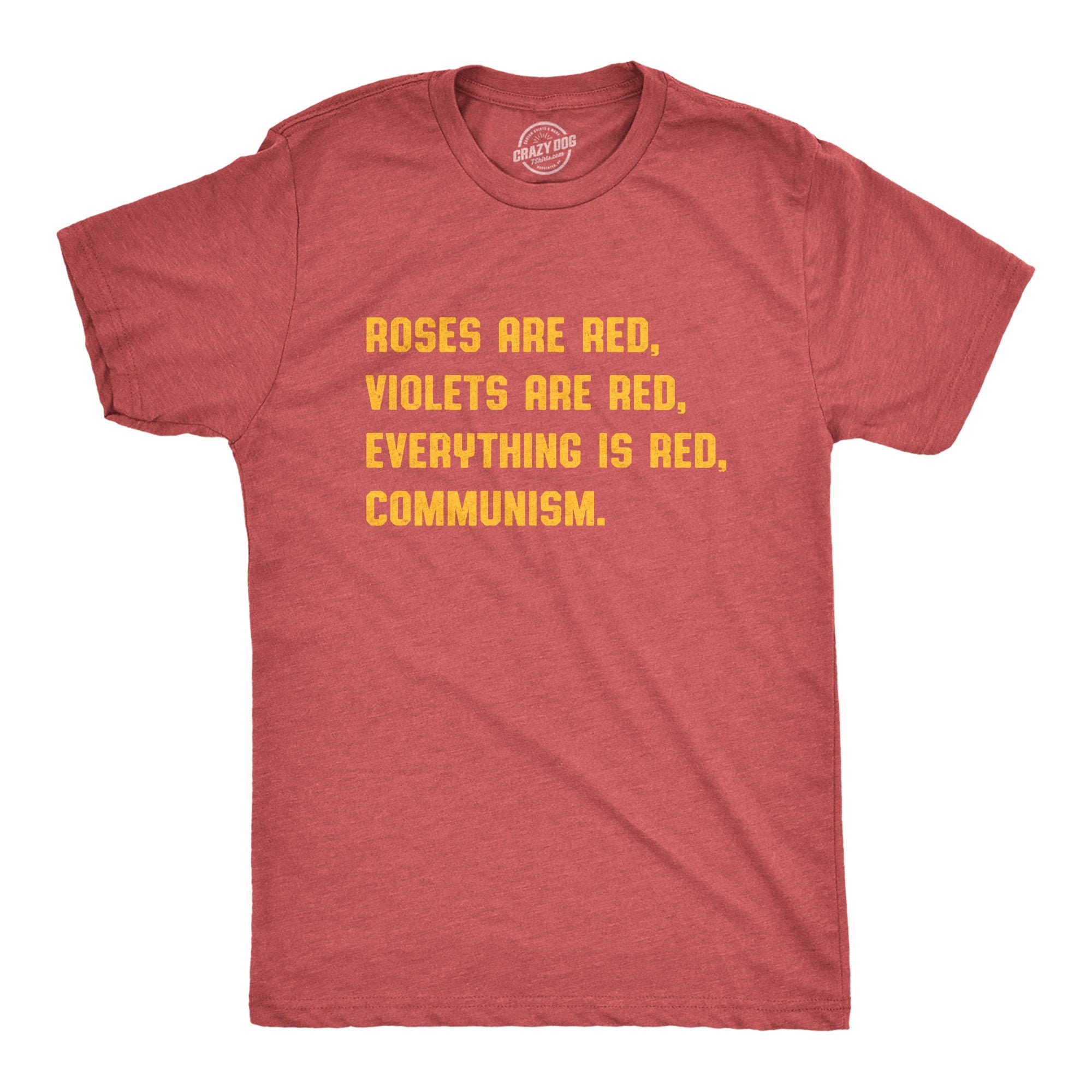 Roses Are Red Violets Are Red Everything is Red Communism Etsy UK