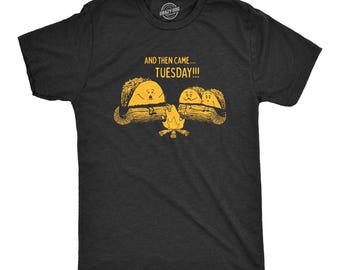面白いタコス・チューズデーの怪談Tシャツ