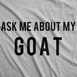 Goat Shirt Men, Goat Flip Shirt, Goat Gifts, Goat Owner Present, Flip Up Shirt Goat, Stag Do Shirts, Bachelor Party Shirts image 3