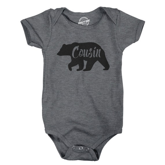 baby cousin bear romper