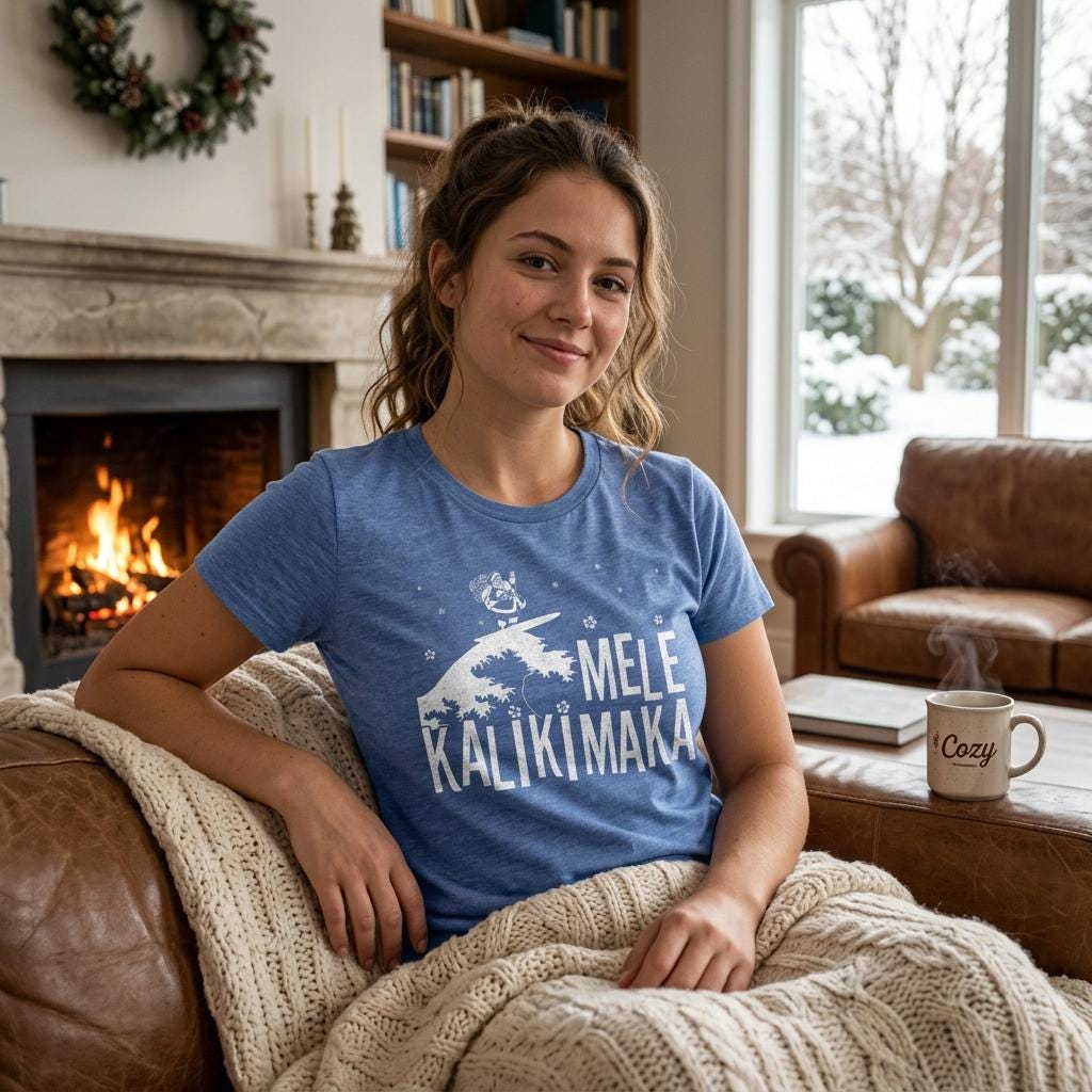 Mele Kalikimaka Tee, Hawaiian Christmas Shirt - Etsy Australia