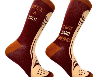 Ongepaste nieuwigheid sokken, grappig cadeau voor volwassenen