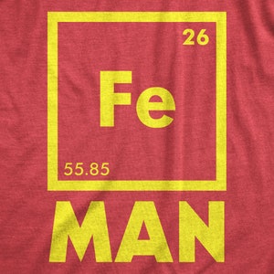 Fe Man Shirt, Iron Man Shirt, Scientist Shirt, Funny Science Shirt ...