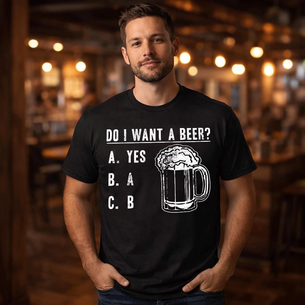 T-Shirt Uomo Loading Beer - Maglietta Umoristica Birra 100% Cotone Verde Bottiglia XL