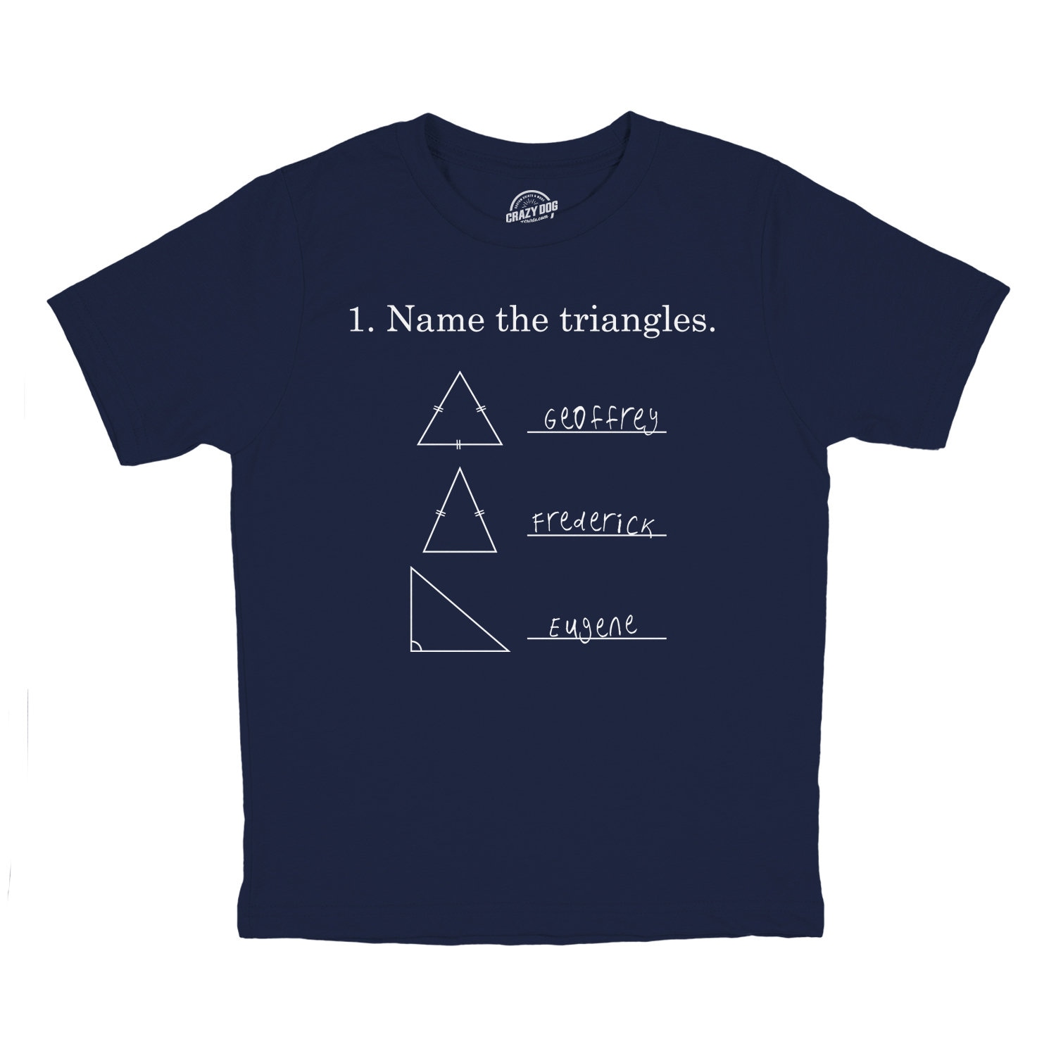 Funny Math Triangles Youth Shirt, Back to School Gift - Etsy