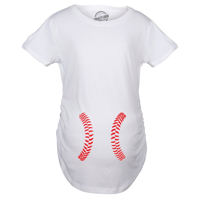 Gender Reveal Baseball Funny Maternity Shirt Baseball Mom to Etsy
