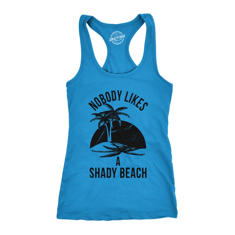 Womens Beach Tank Top Womens Funny Tank Beach Vacation Etsy