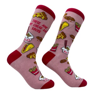 Women&#39;s Food Socks, These Are My Cheat Day Socks, Millennial Socks, Dessert Lover Presents, Junk Food Socks, Food Lover Gift, Pizza, Tacos