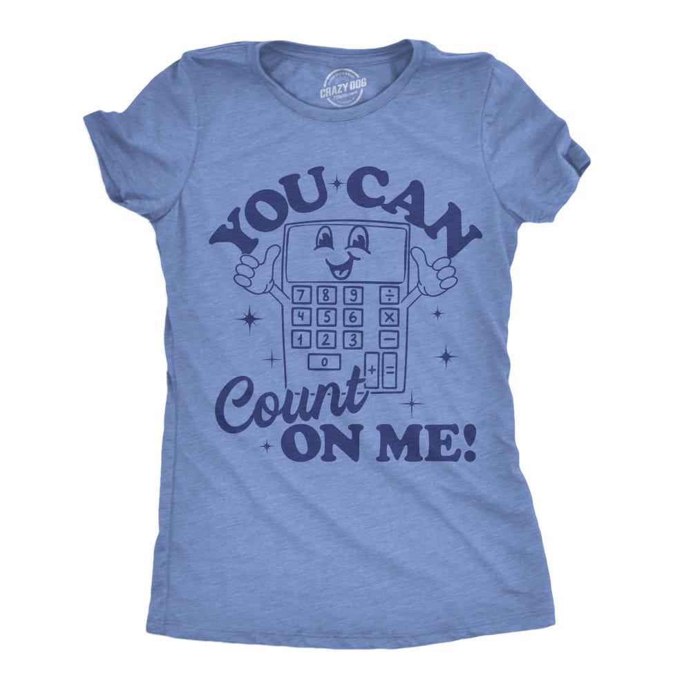 You Can Count On Me, Calculator Shirts, Math Jokes Shirts, Nerdy Shirts, Maths Shirt, Maths Student Shirt, Funny Teacher Shirts, Funny Shirt Iconictees
