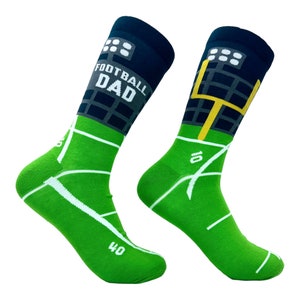 Football Dad, Football Socks, Fantasy Football Socks, Funny Dad Socks, Football Socks, Guys Gifts Under 20, Football Gifts, Mens Socks