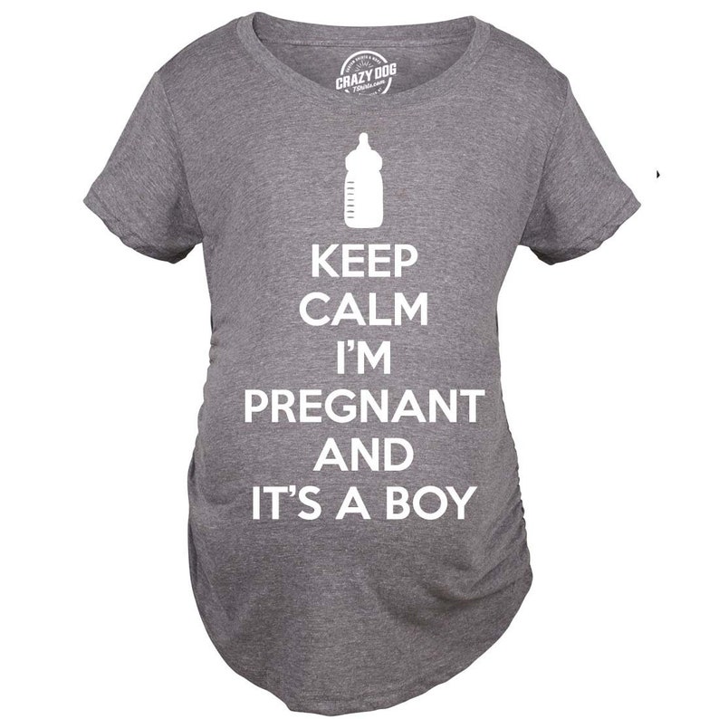 Unique Gender Reveal Ideas Keep Calm Im Pregnant Its A Boy - Etsy