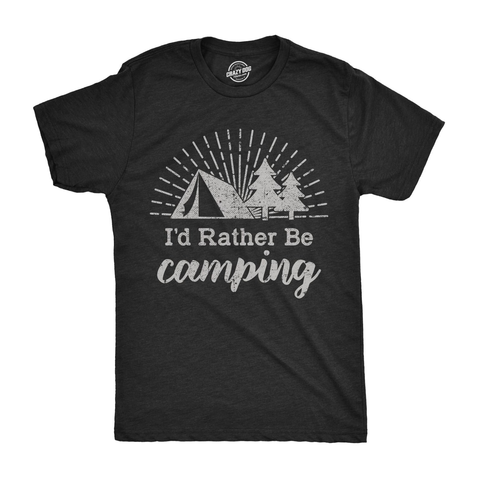 Camping Gear Camping Gift Mens Camping T Shirt Happy Camper Etsy
