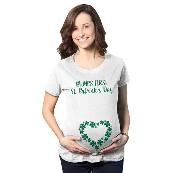 Womens Cute Saint Patricks Day Pregnancy Gift For Pregnant Friend T-Shirt Womens Cute Saint Patricks Day Pregnancy Gift For Pregnant Friend T-Shirt