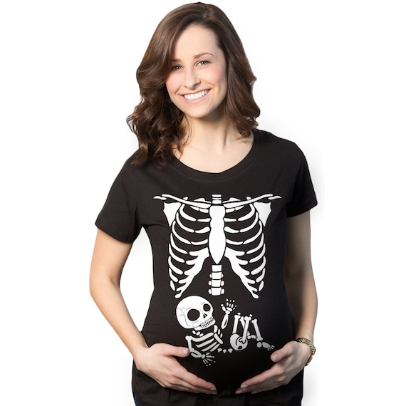 Pregnant Shirt Skeleton Funny Maternity Shirt Funny Pregnant | Etsy