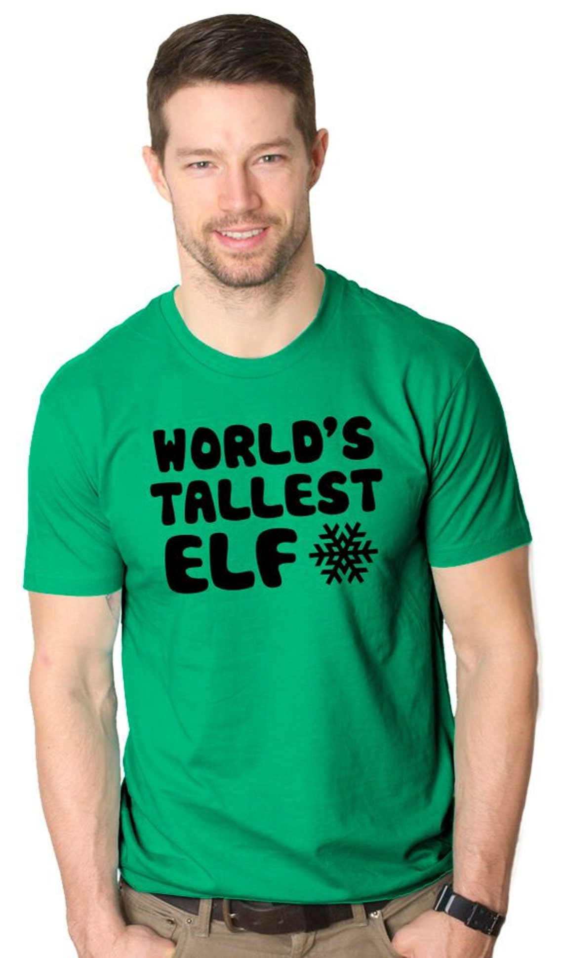 Mens Christmas Shirt Funny Elf T Shirt Xmas Shirt Men Etsy