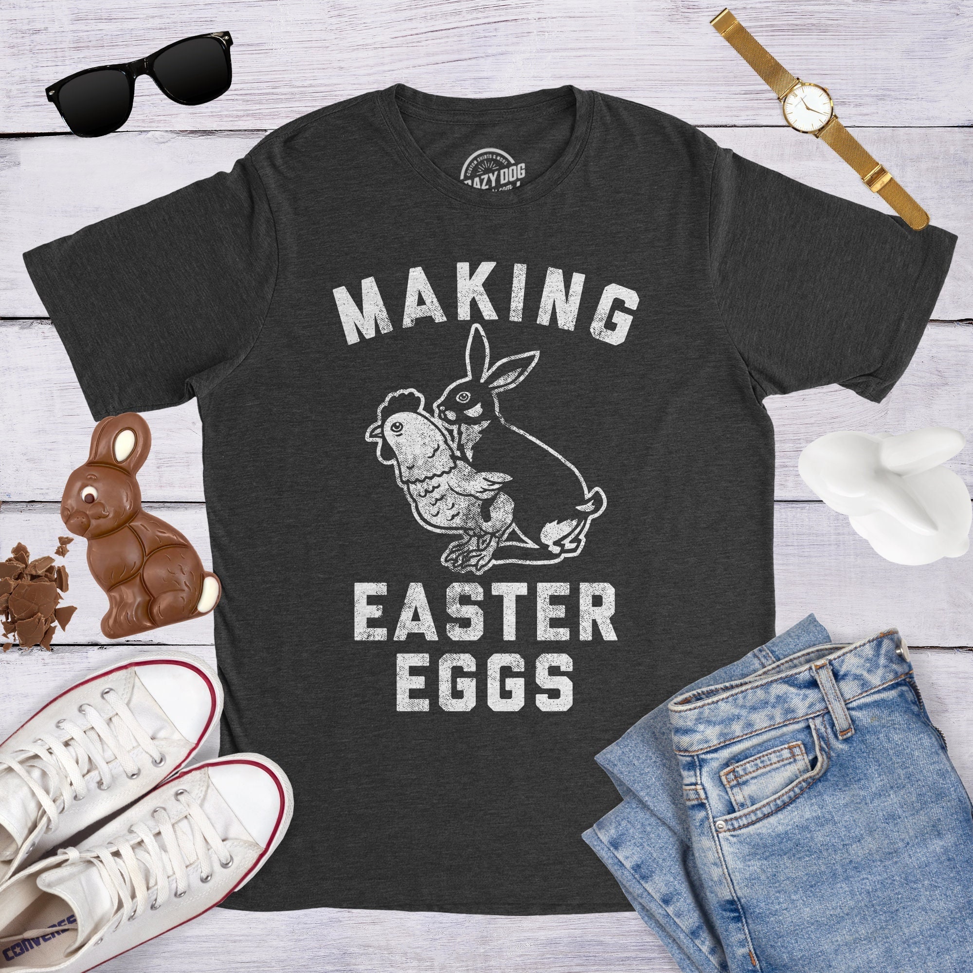 Discover Making Easter Eggs Shirt, Easter Gift, Funny Shirt For Men