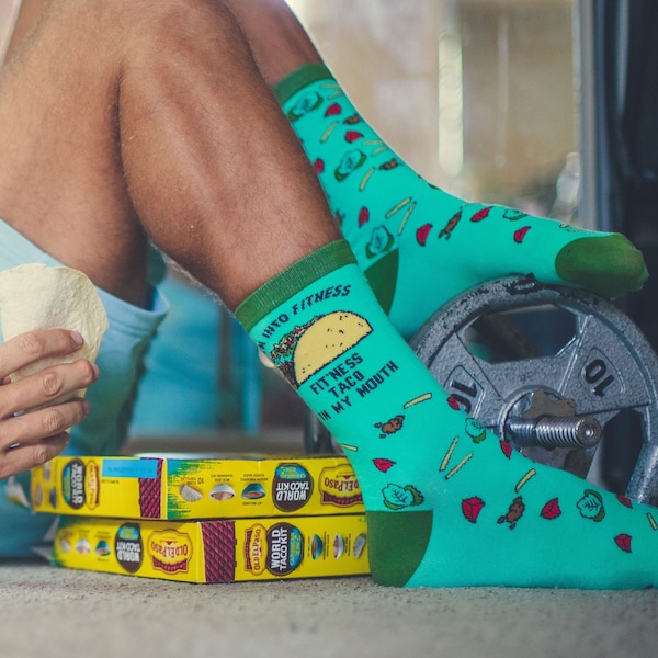 Funny Fitness Socks Etsy