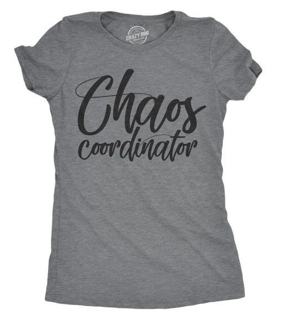 Sassy Shirts Women, Crazy Shirt, Shirts With Funny Sayings, Funny Womens Shirt, Offensive Shirt, Chaos Coordinator Shirt Il_570xn