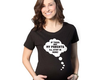 Magliette premaman con frasi, maglietta premaman divertente