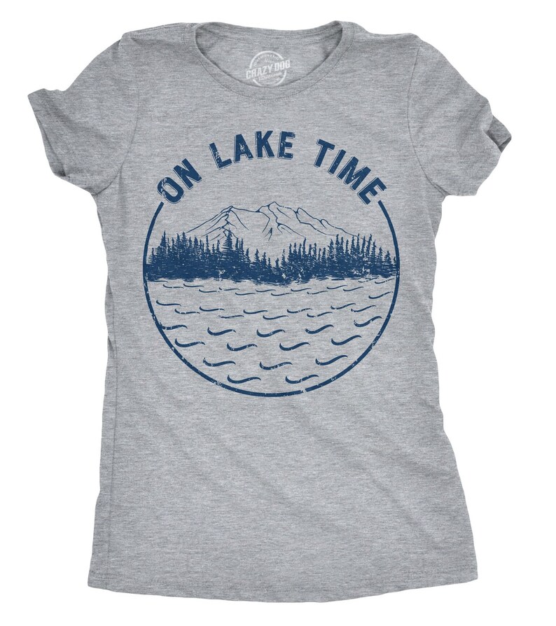Lake Shirt Camping Gear Camping Gift Womens Camping T Etsy