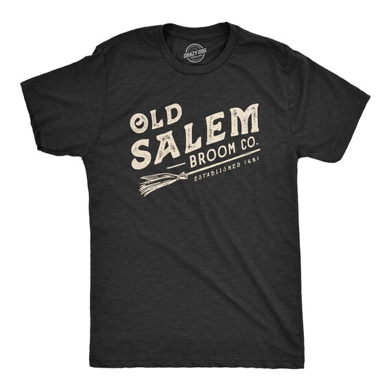 Old Salem Broom Co, Unisex Witch Shirts, Halloween Shirts, Witch Halloween, Salem Witch Trials, Vintage Halloween Shirts, Salem Shirts Il_570xn