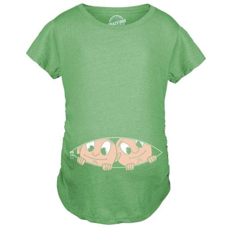Twins Maternity Shirt Funny Twins Shirt Twins Peeking Etsy UK