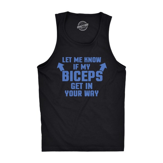 Biceps Funny Workout Shirt, Weight Lifting, Mens Gym Tank Tops, Let Me Know  If My Shirts, Mens Fitness Tank, Workout Tops Men, Gift for Gym -   Canada