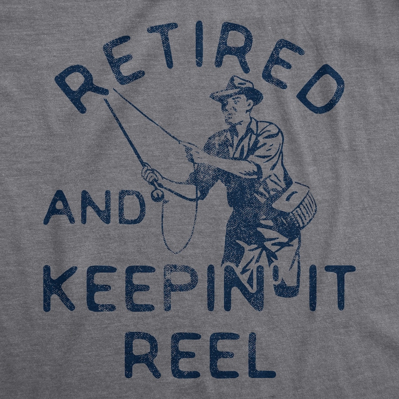 Retirement Mens Fishing Shirt Funny Grandad Angling Shirt Etsy UK