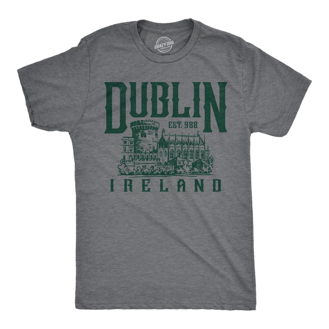 Dublin Irland Shirt, St. Patricks Day Shirt, glückliches grünes