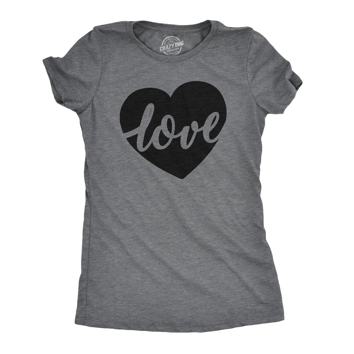 Heart Love Shirt Cursive Love Wife Anniversary Gift Lucky | Etsy