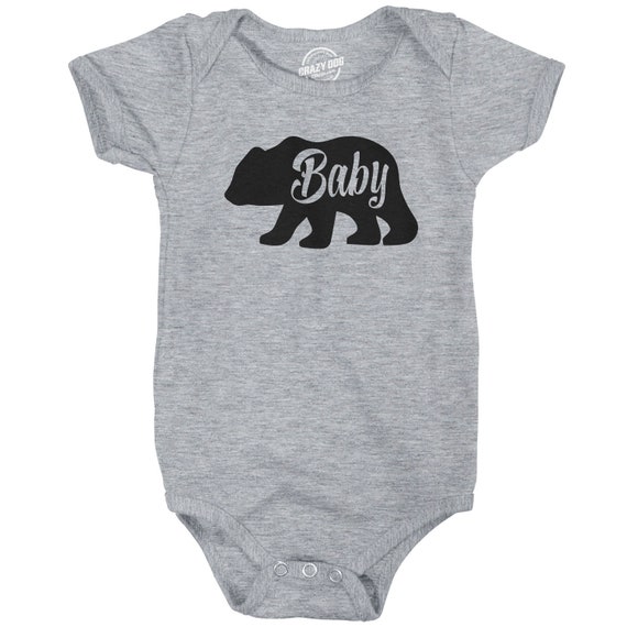 Baby Bear Romper, Funny Baby Romper, Rompers With Sayings, Cute Baby Clothes, New Mom Baby Clothes, Funny Baby Shower Gifts Il_570xn