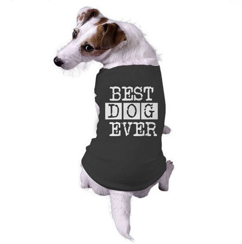 Best Dog Ever Dog T Shirt Clothes for Dog Cute Dog Clothes Etsy