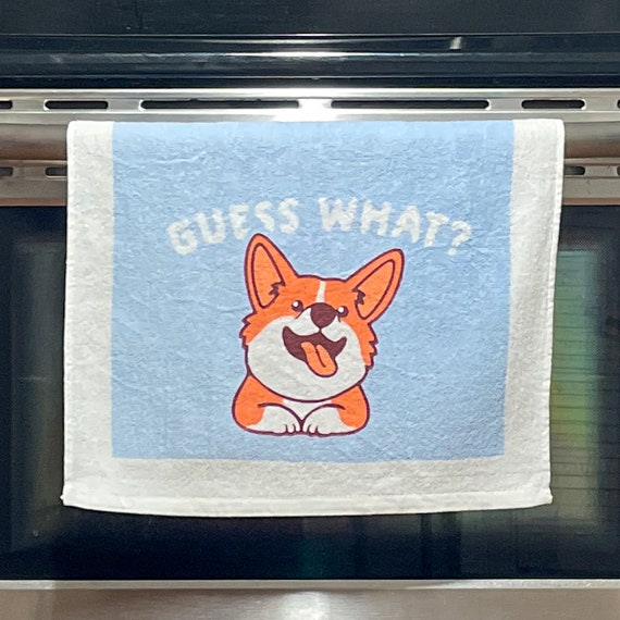 Guess What Corgi Butt Corgi Tea Towels Funny Hand Towels Housewarming Gift Christmas Gift Hostess Gift Dog Mom Gifts Dog Towels Etsy Ireland