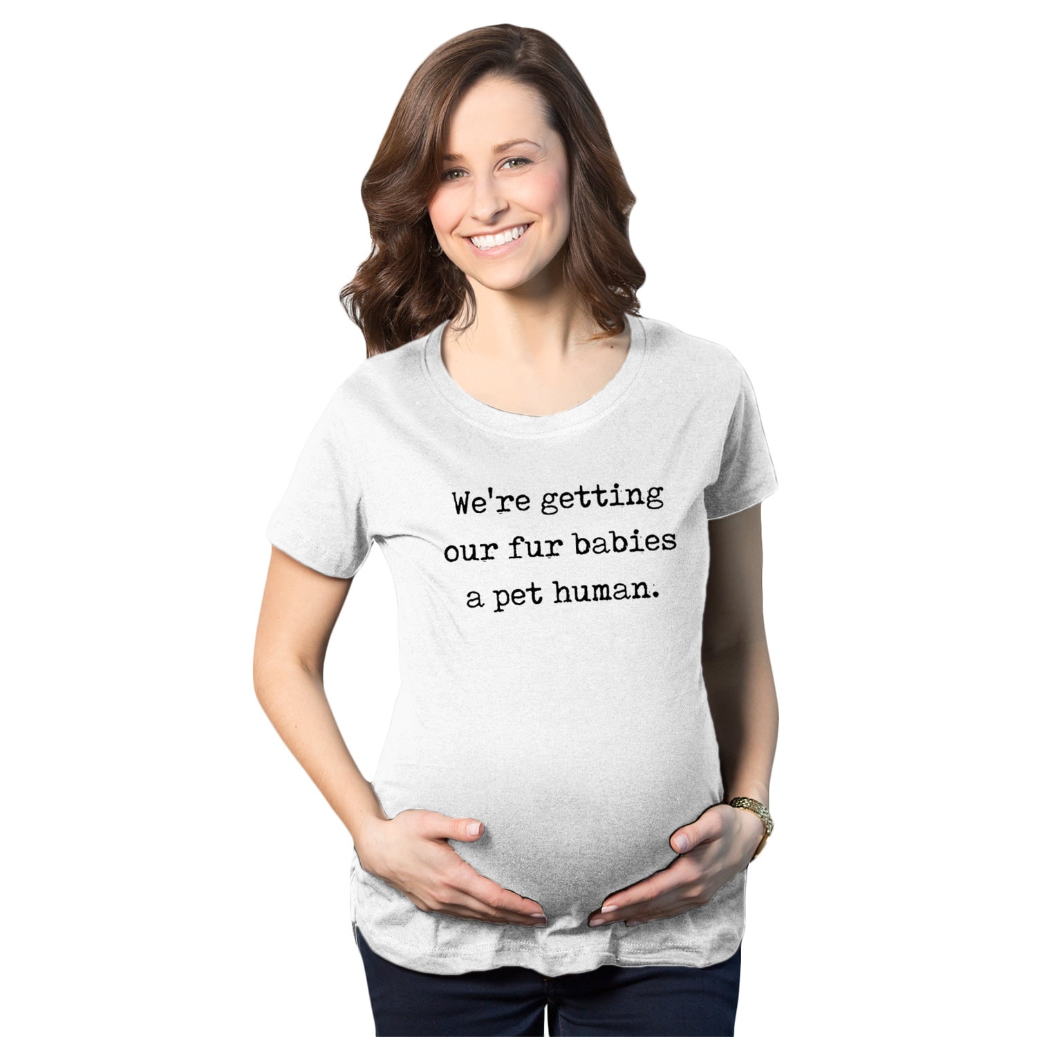 Funny Pregnancy Shirt Fur Babies Cat Dog Pregnant Pet Human Funny Pregnancy Shirt Fur Babies Cat Dog Pregnant Pet Human