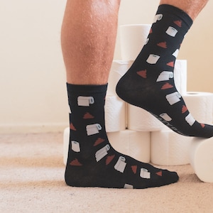 Funny Socks, Rude Socks, Toilet Paper, Poop Socks, Inappropriate Socks, Guys Gifts Under 20, Fart Socks, Mens Socks, Crop Duster Socks