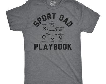 Sport Dad T-Shirt: Baseball Playbook Design