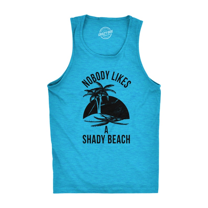 Mens Beach Tank Top Mens Funny T Shirt Beach Vacation Etsy