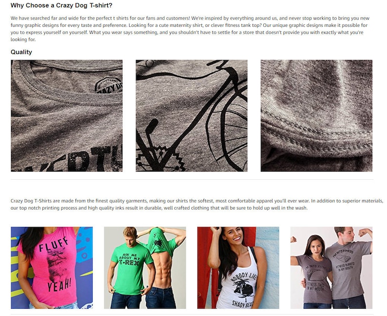 May include: The image showcases a variety of Crazy Dog T-shirts. The shirts feature unique graphic designs, including text and illustrations. The shirts are available in different colors and styles, suitable for various tastes and preferences. The image also highlights the quality of the shirts.