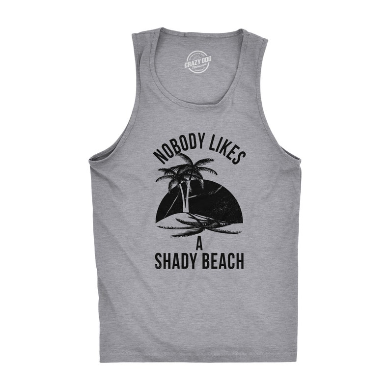 Mens Beach Tank Top Mens Funny T Shirt Beach Vacation Etsy