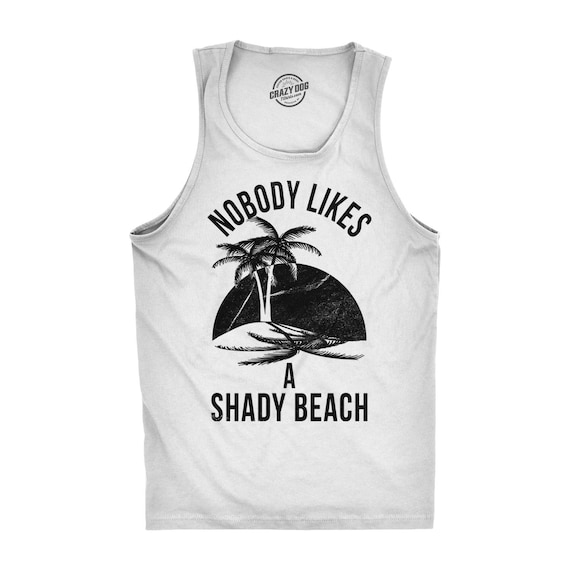 mil millones mordedura acortar Camiseta sin mangas de playa para hombres camiseta divertida - Etsy México