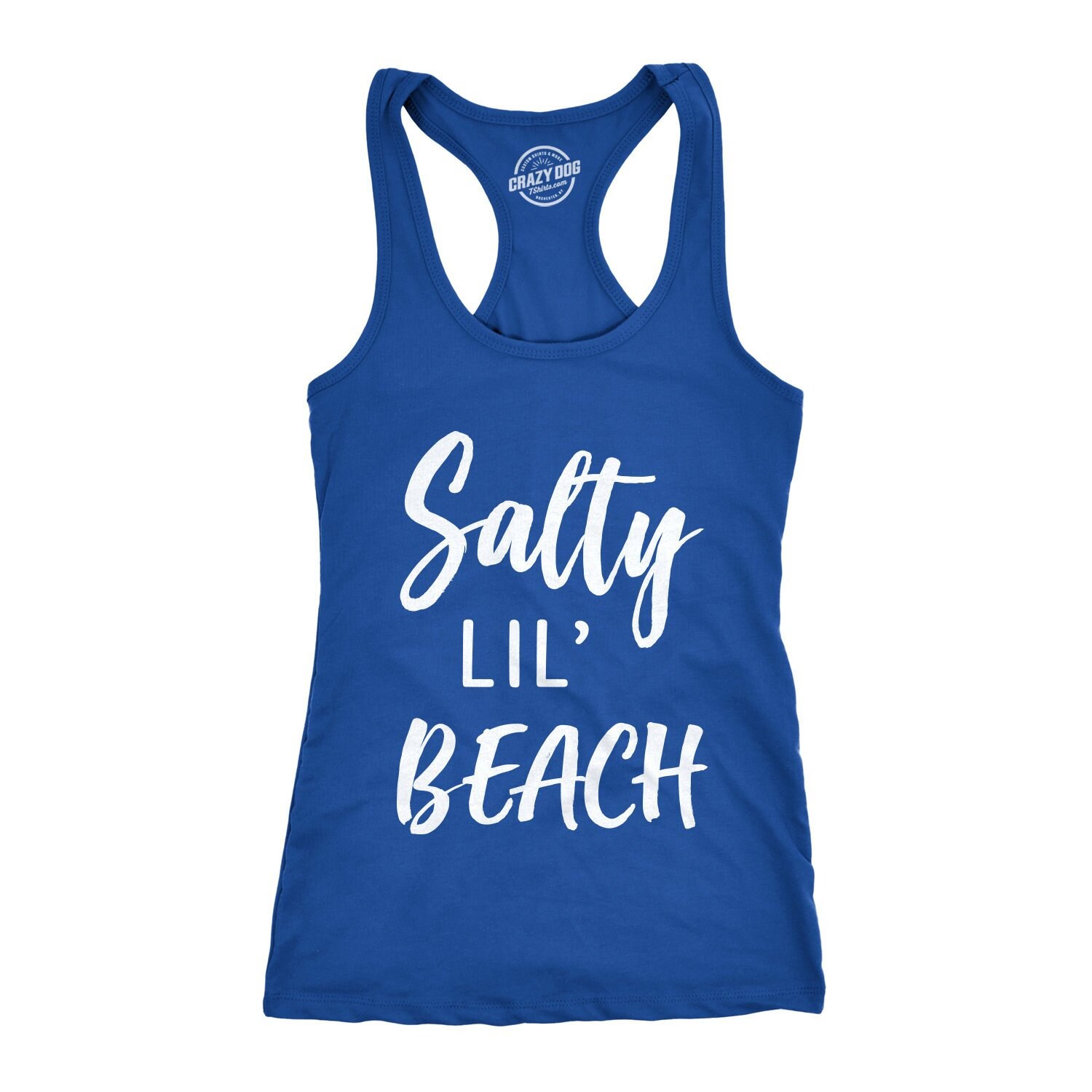 Salty Lil Beach Tank Top Womens Beach Tank Top Womens Funny | Etsy