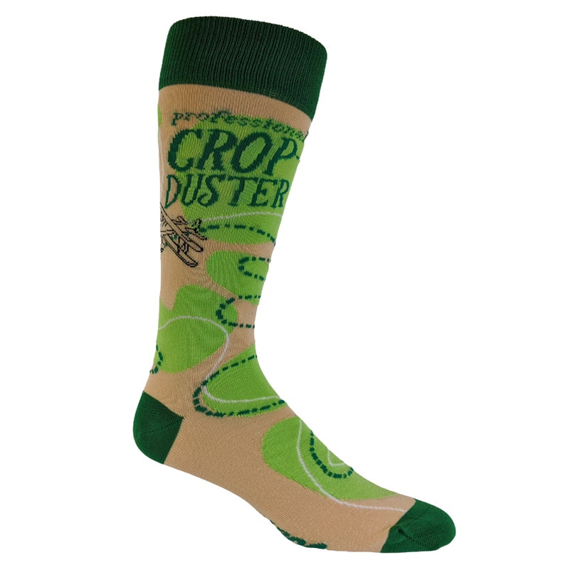 Funny Socks, Rude Socks, Professional Crop Duster Socks, Inappropriate Socks, Guys Gifts Under 20, Fart Socks, Mens Socks, Crop Duster Socks image 4