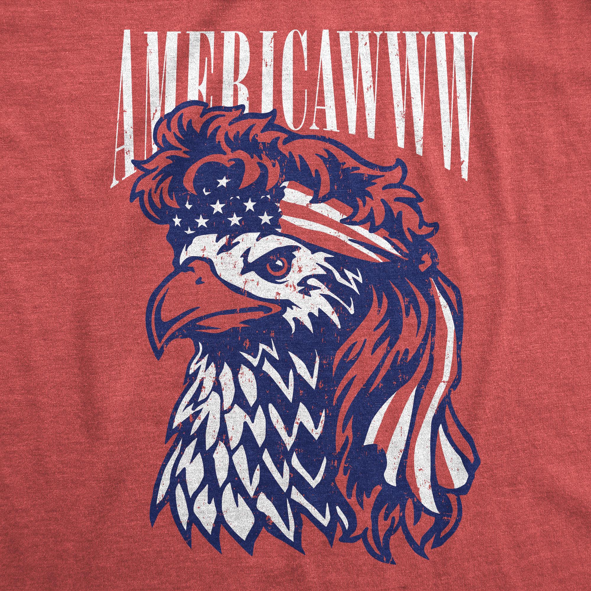 HSKLHBDIL Men's American Flag & Eagle Patriotic T-Shirt - 100% Cotton Short Sleeve Casual Tee - View #4