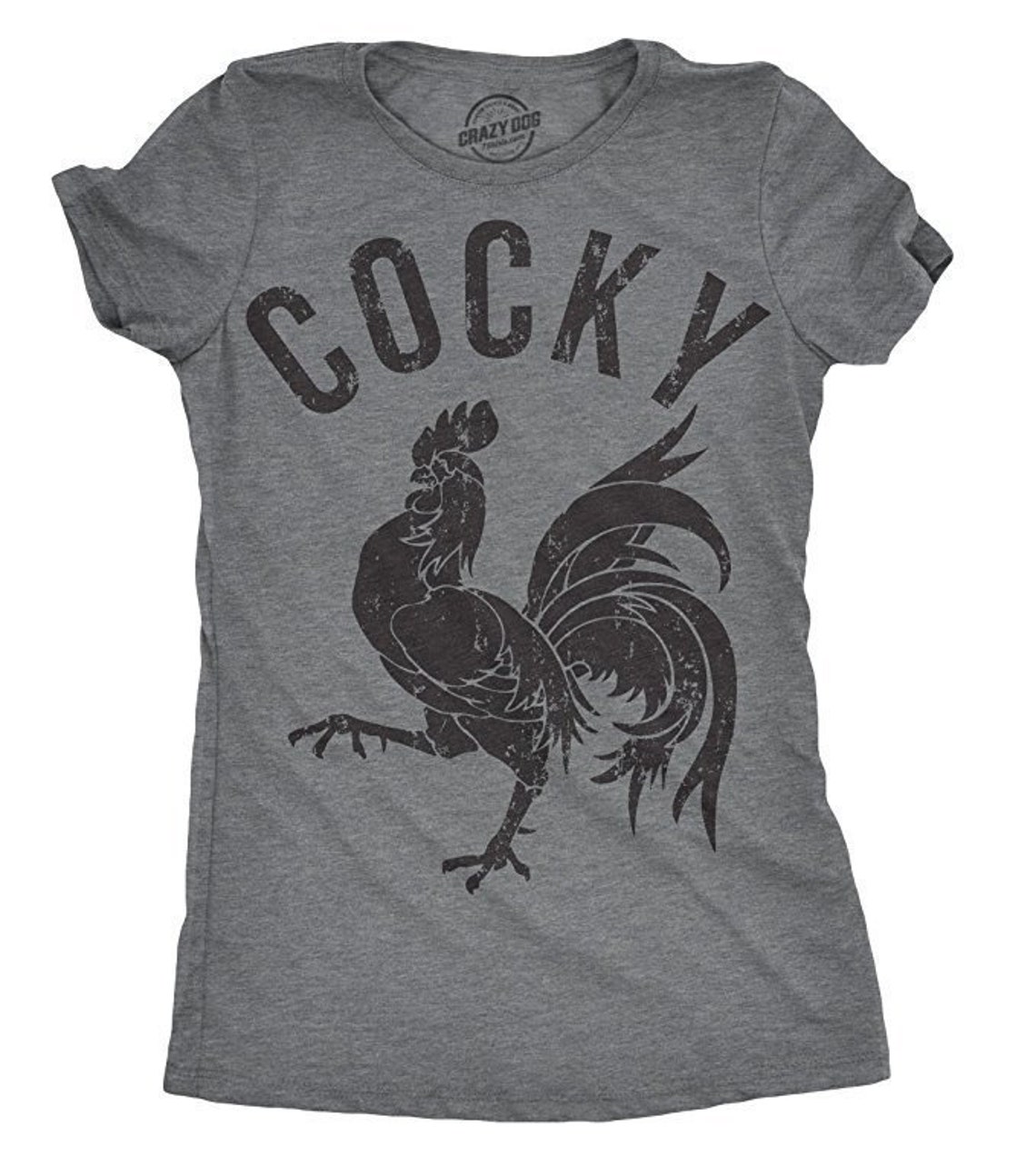 Womens Cocky Shirt Women's Rooster Shirt Cute Bird Etsy
