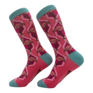 Pink Flamingo Socks, Flamingo Socks, Cute Womens Socks, Hawaiian Socks, Novelty Socks, Lets Get Flocked Up, Funny Socks Women, Summer Socks