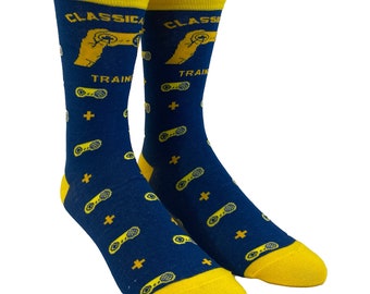 Chaussettes pour joueur vidéo, chaussettes classiques, chaussettes amusantes pour enfants, super douces, à ne jamais oublier, cadeaux pour lui, chaussettes Game On, Im Gaming