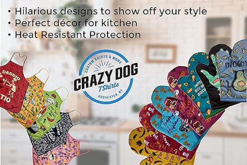 Oui Oui French Bulldog Oven Mitt, Paris France, Dog Mom Gift image 4